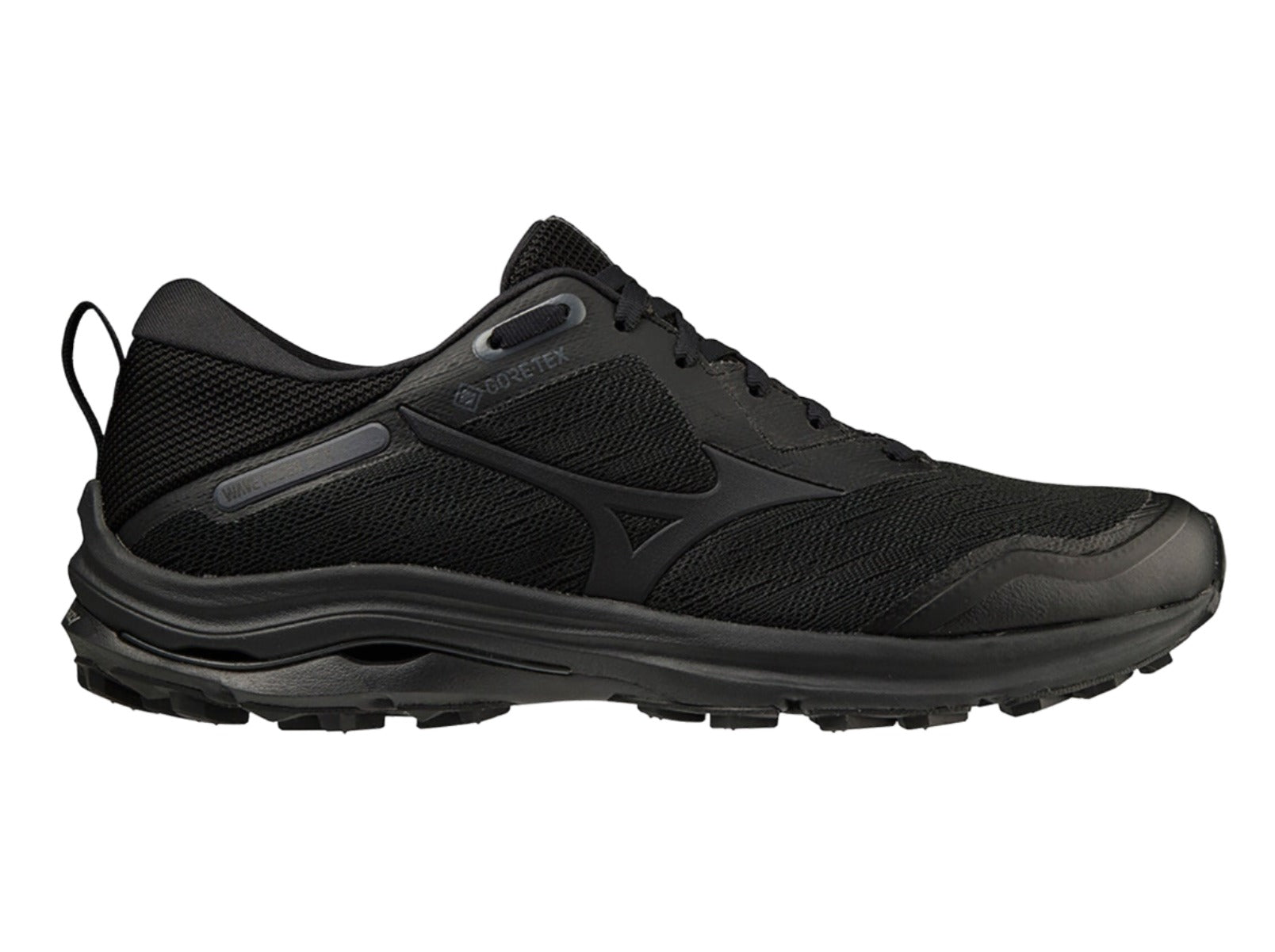 Mizuno Wave Rider GTX (D Width) - Black Black (Mens)