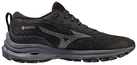 Mizuno Wave Rider GTX (D Width) - Black/Ombre Blue/Silverstar (Womens)