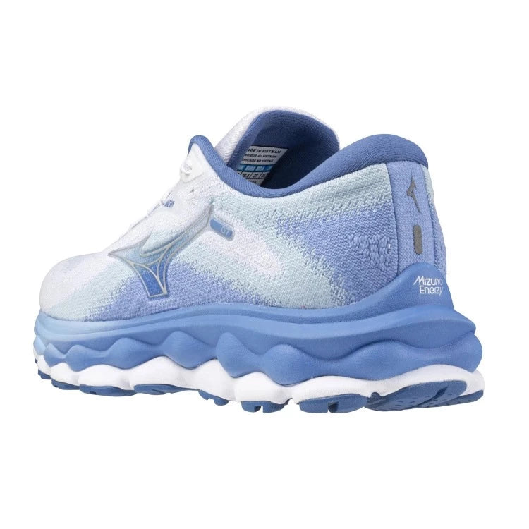 Mizuno Wave Sky 7 (B Width) - White/Nickel/Marina (Womens)