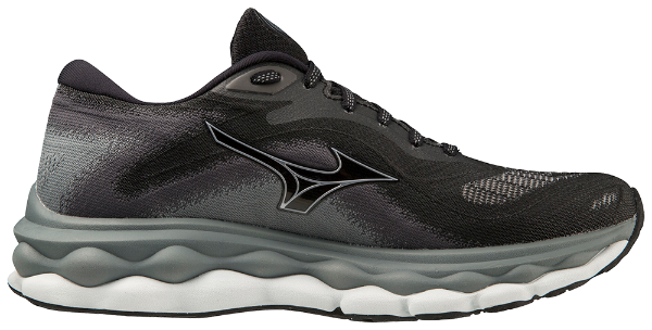 Mizuno Wave Sky 7 (D Width) - Black Storm (Womens)