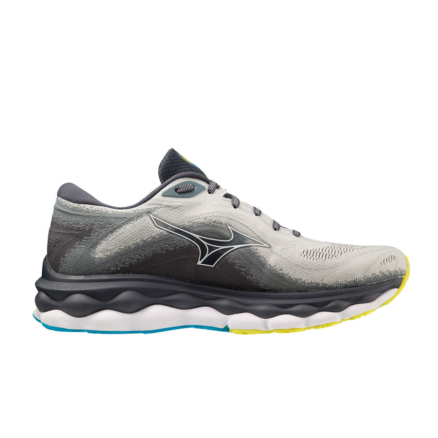 Mizuno Wave SKY 7 Gris Azul Amarillo