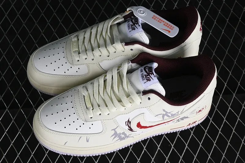 Nike Air Force 1 07 Low MUD Off White Grey Red XC2351-110