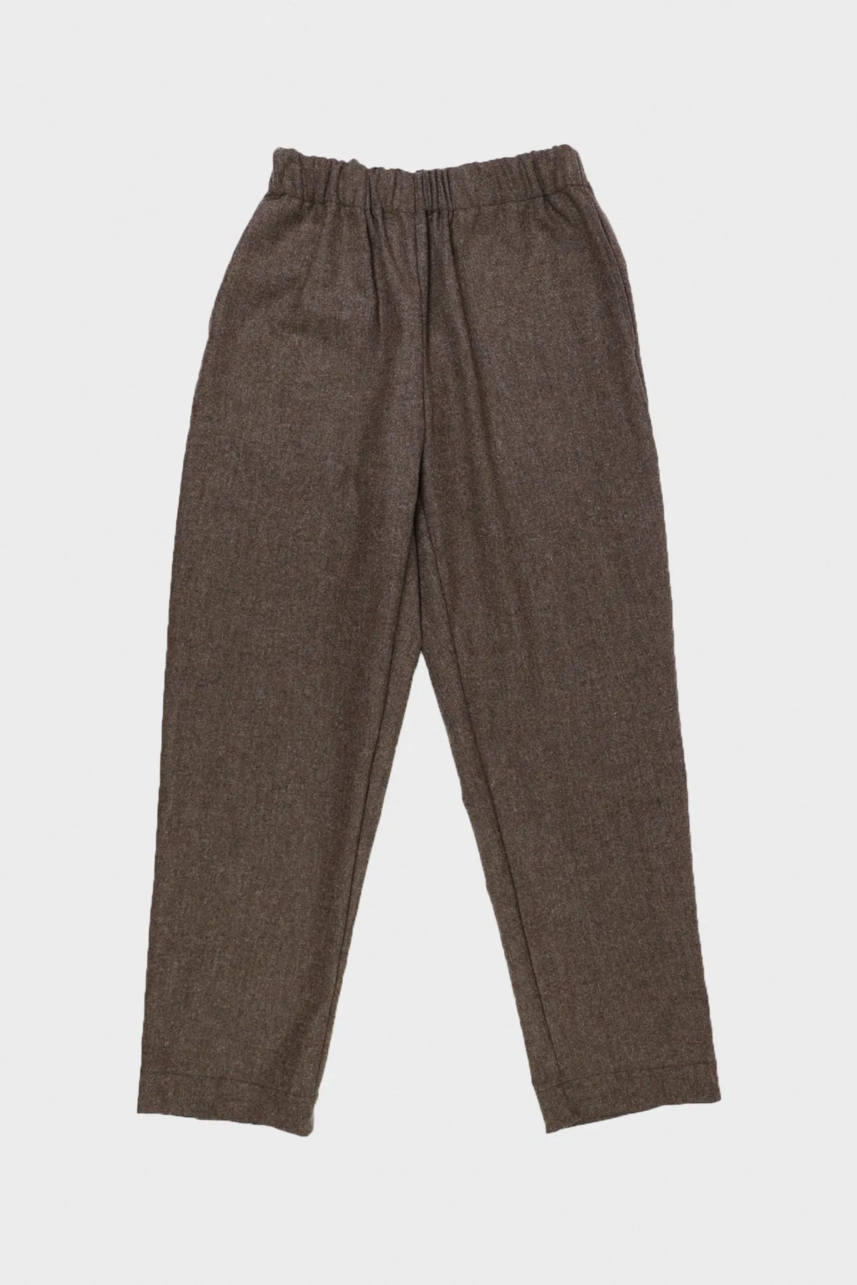 Office Pant - Italian Brown Wool Flannel