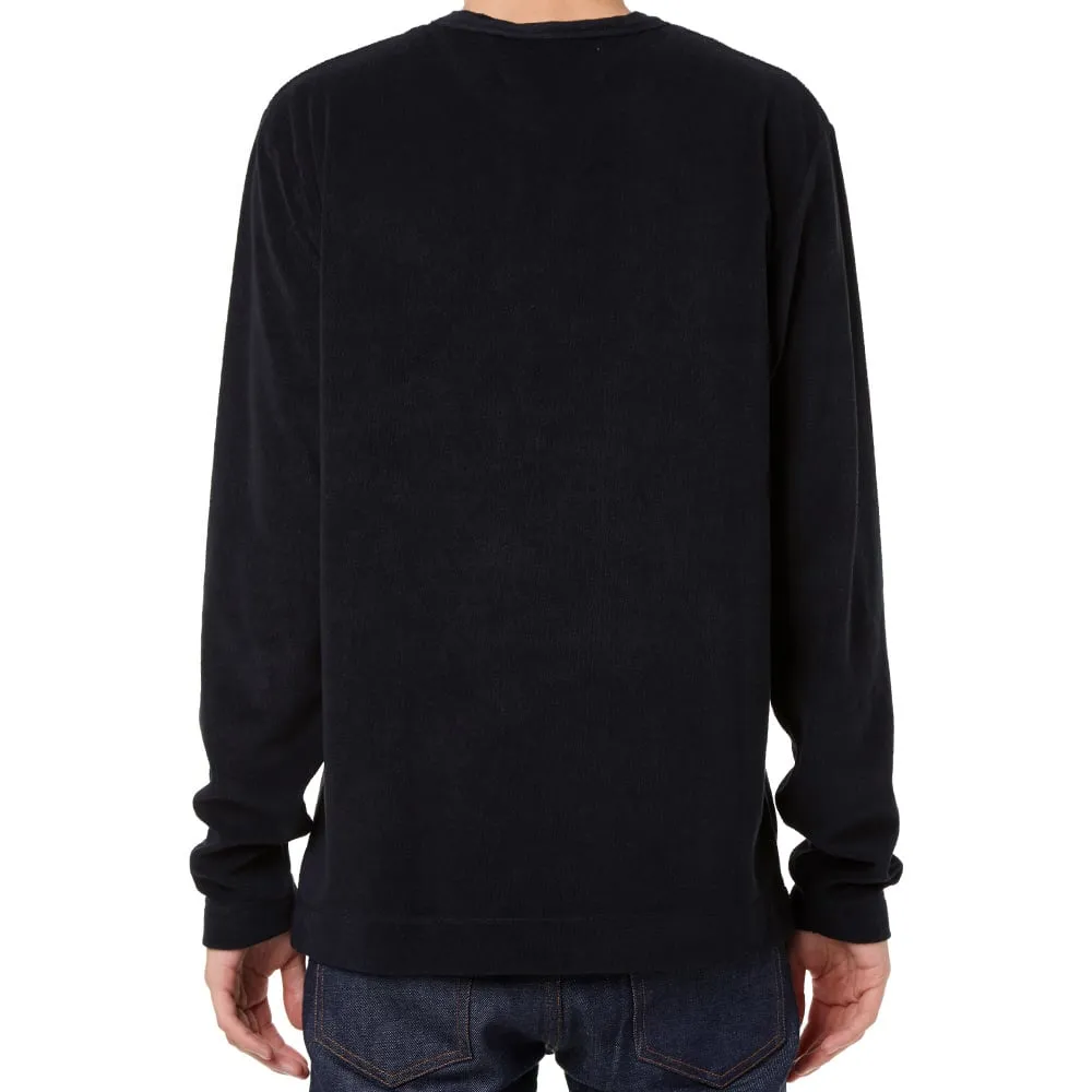 Our Legacy Long Sleeve TeeWashed Black Plain Frot