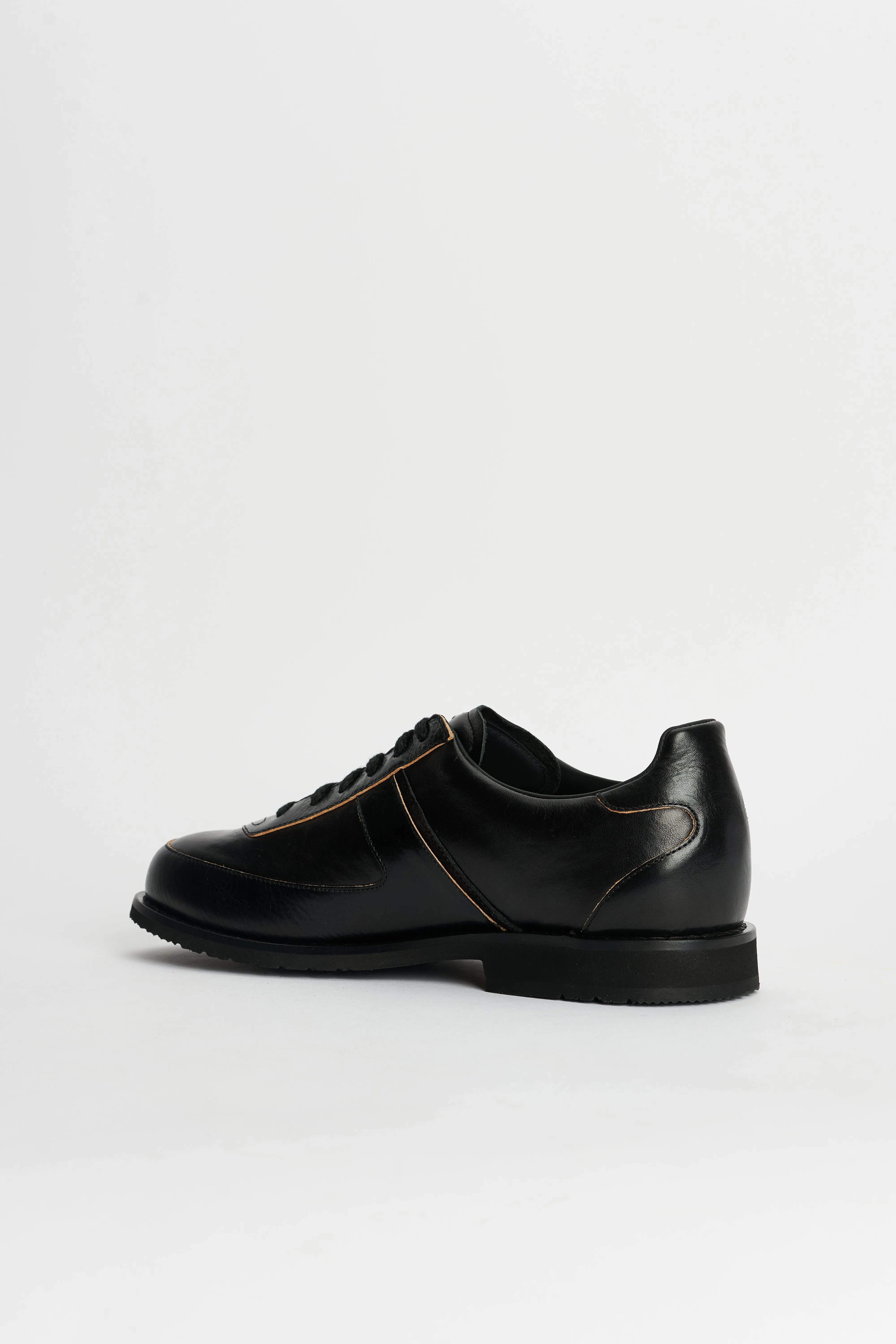 Our Legacy Ten Pin Shoe Black Strike Leather