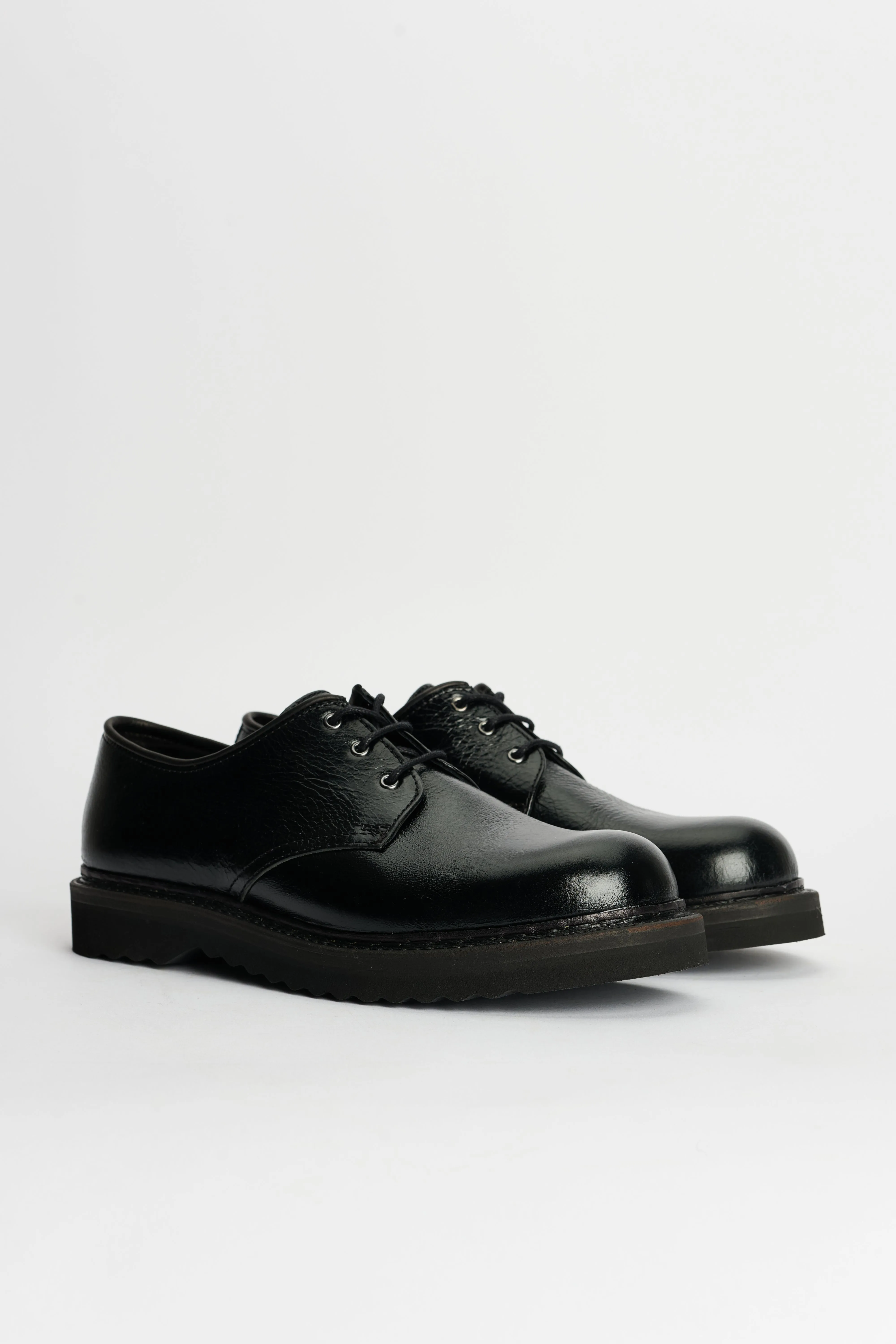 Our Legacy Trampler Shoes Cracked Patent Leather Black