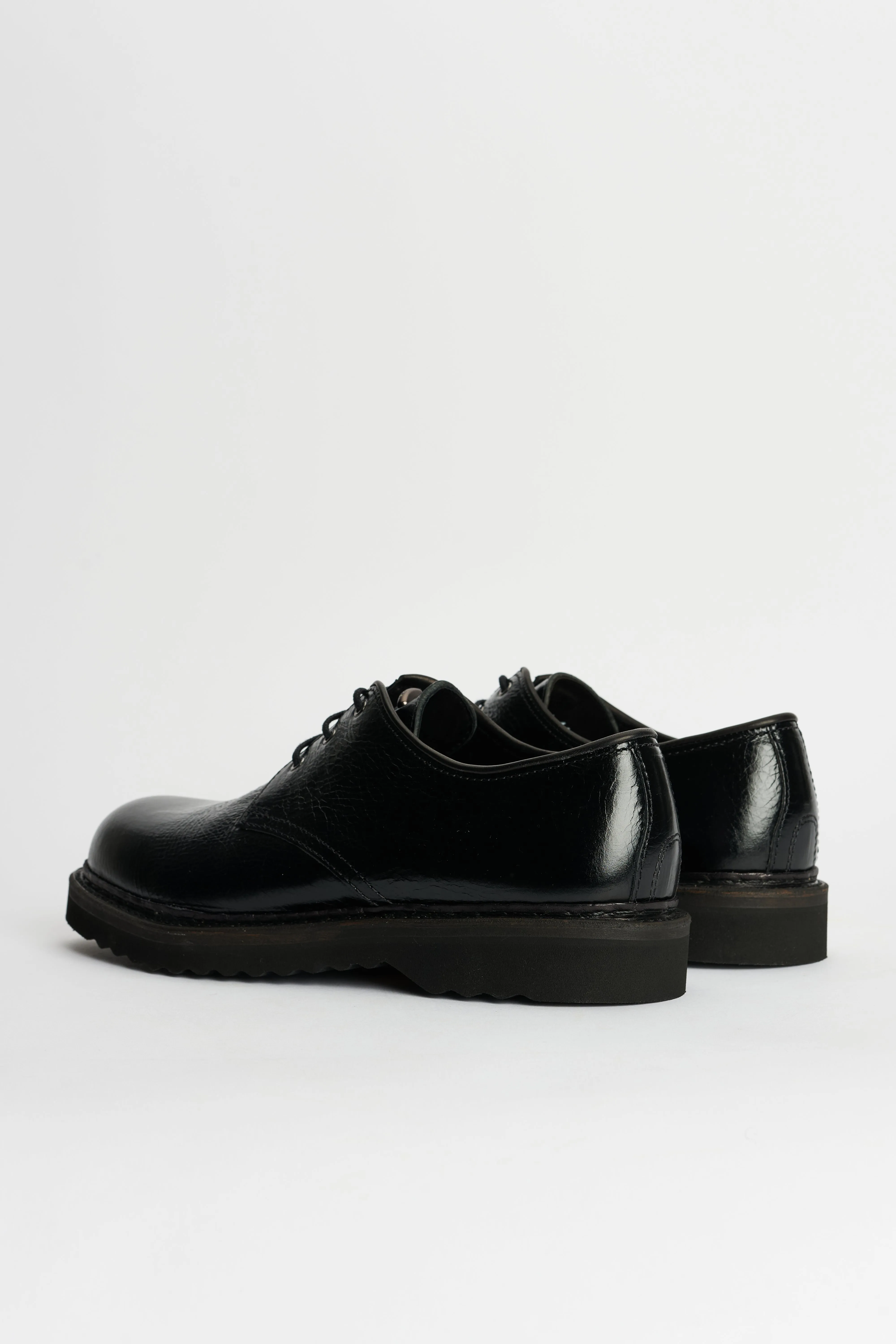 Our Legacy Trampler Shoes Cracked Patent Leather Black