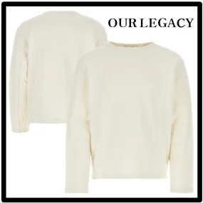 OUR LEGACY  |Unisex Street Style Logo Sweatshirts