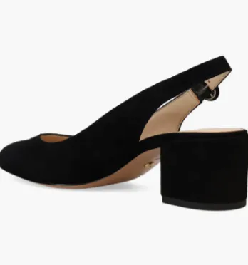 Pelle Moda Women's Ulla Low Heel Black Suede