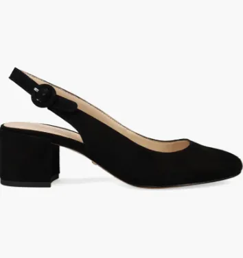 Pelle Moda Women's Ulla Low Heel Black Suede