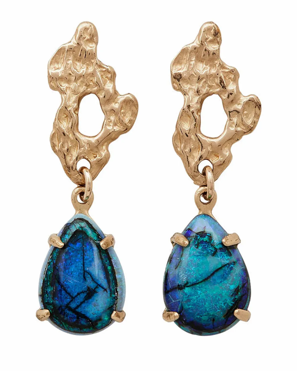 Petite Reef Opal Earrings