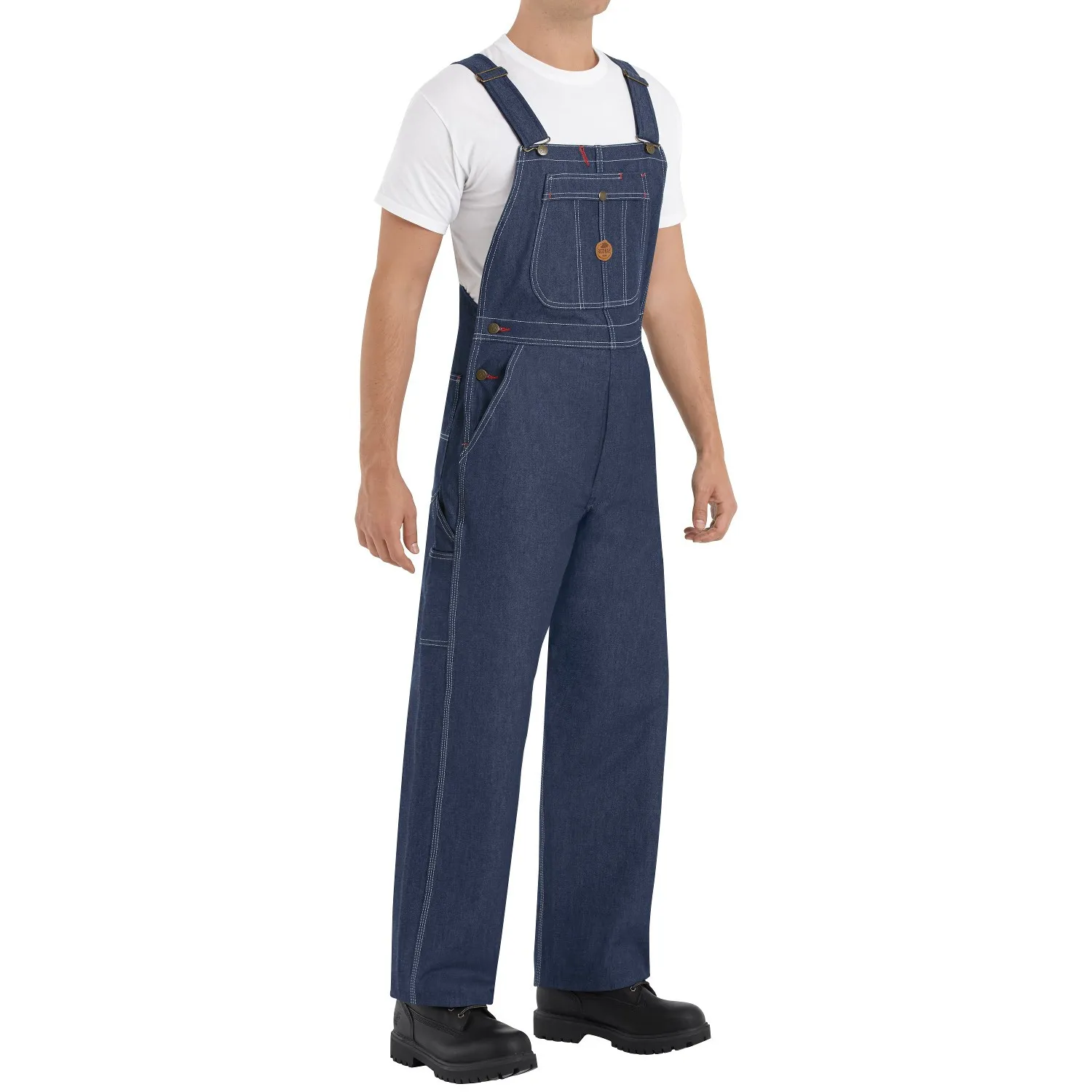 Red Kap BD10DN Denim Bib Overalls