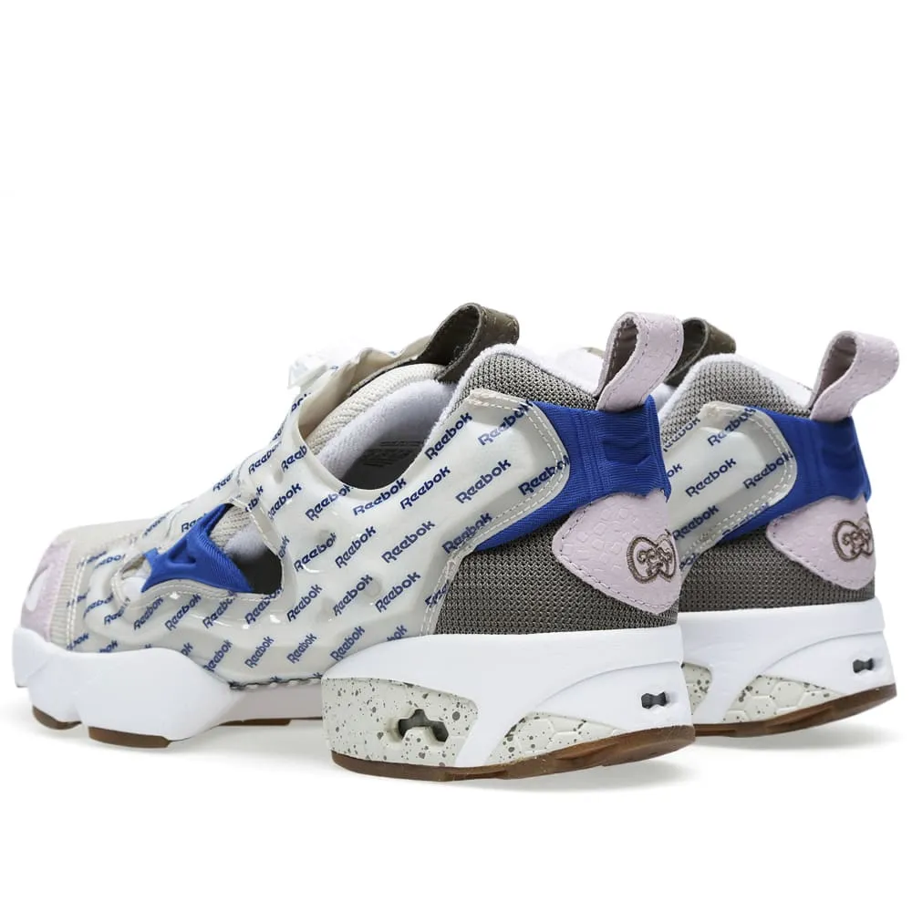 Reebok x Garbstore Pump FuryStucco, Grey & Reebok Royal