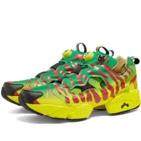 Reebok x Jurassic Park Instapump Fury OGGoal Green, Legacy Red & Black