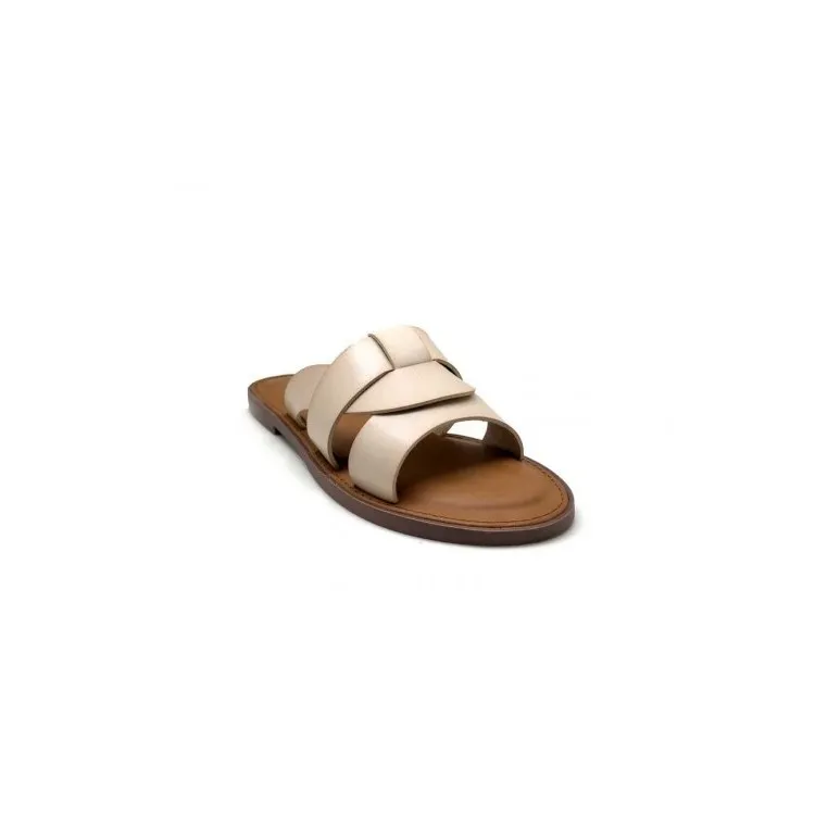 Refresh 79386 Ciabatta Flat Donna Beige