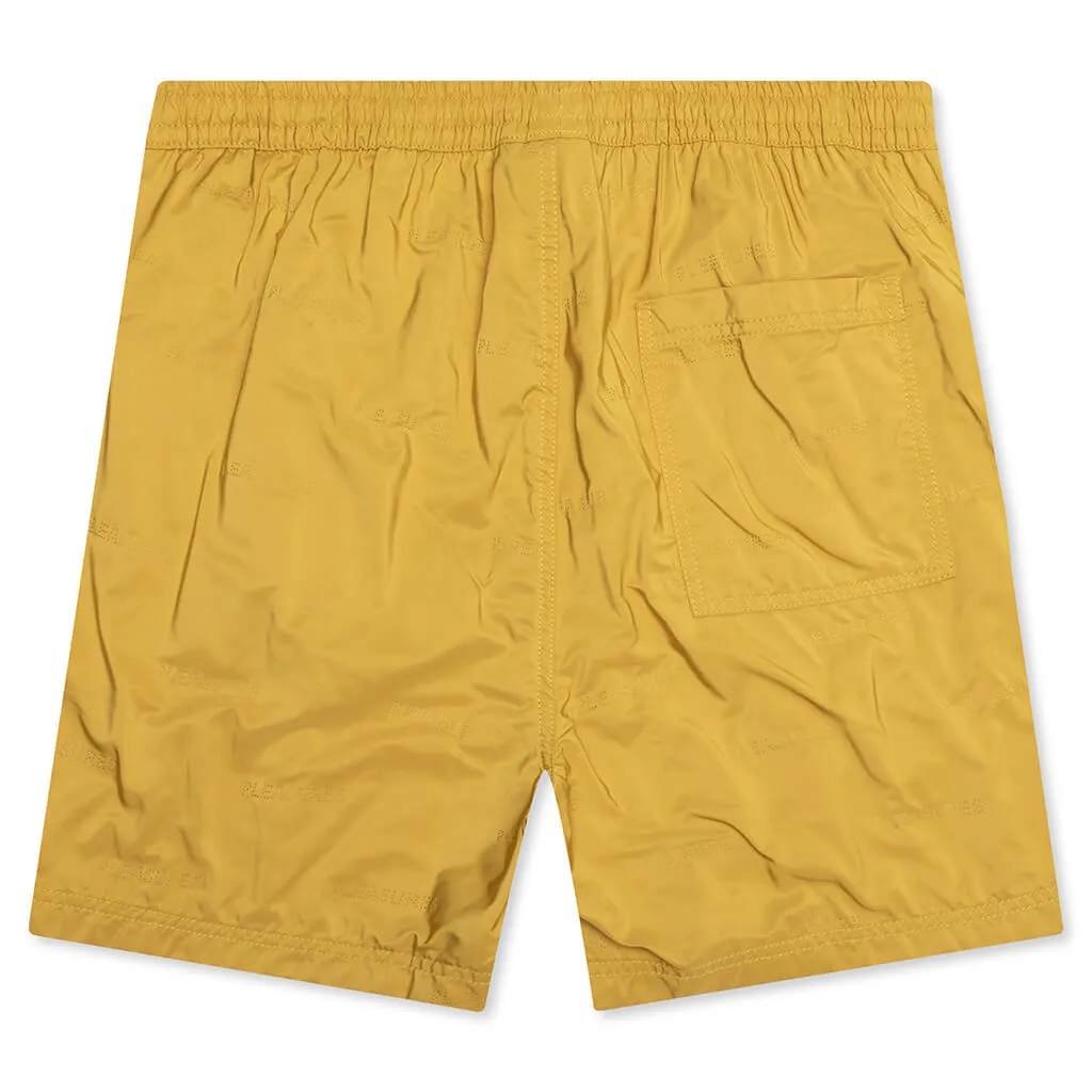 Refresh Nylon Active Short - Mustard