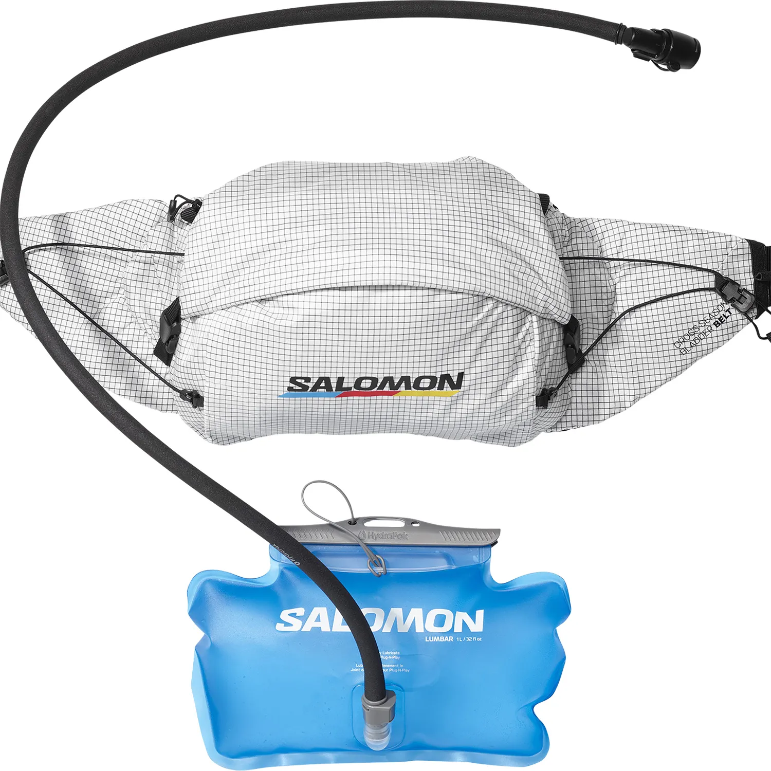 Salomon Cross Season Bladder Race Flag Marsupio  White/Black