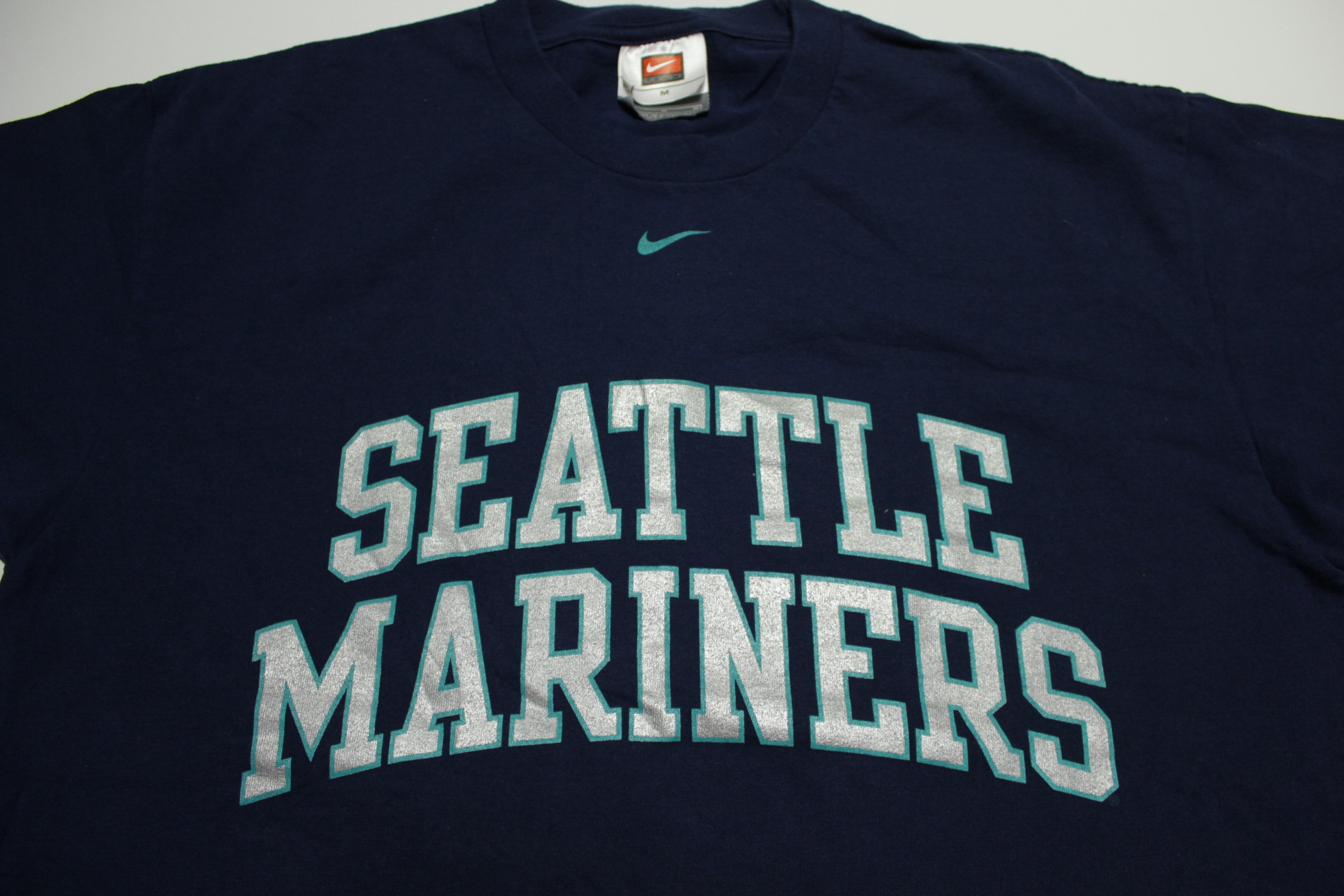 Seattle Mariners Vintage Y2K Nike Center Swoosh M's T-Shirt