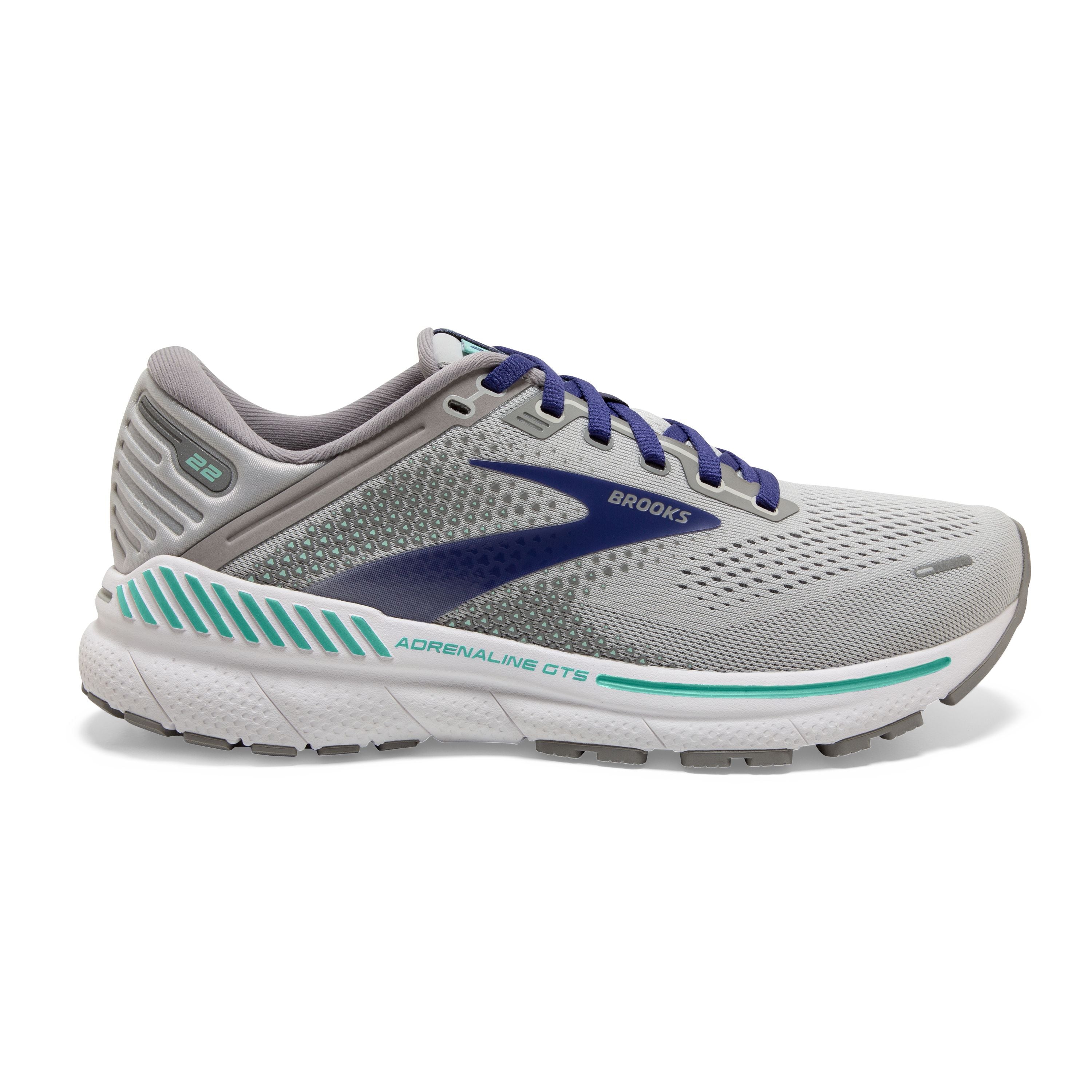 W Brooks Adrenaline GTS 22 Alloy/Blue