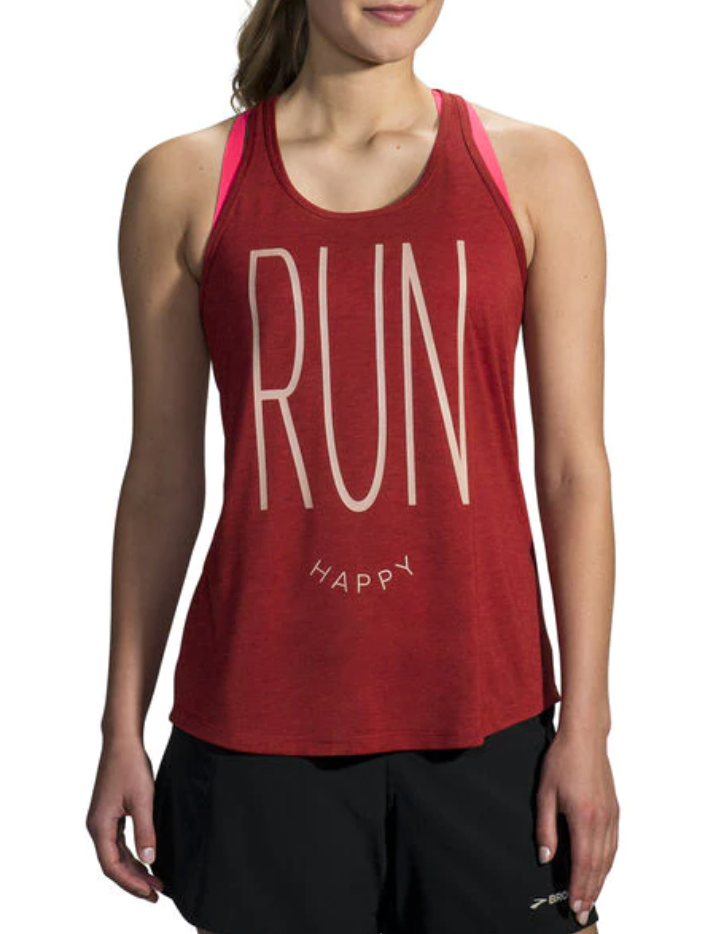 W Brooks Distance Graphic Tank