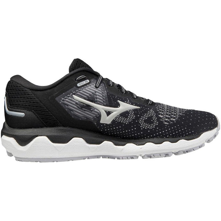 Women's Mizuno Wave Horizon 5, Black/Lunar Rock, 7 B Medium