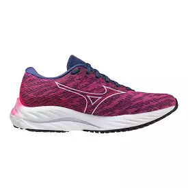 Women's Mizuno Wave Rider 26, Festival Fuchsia/Halogen Blue, 9 B